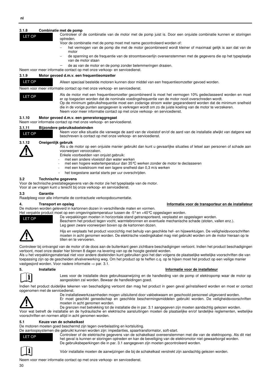 Xylem L6C User Manual | Page 30 / 56