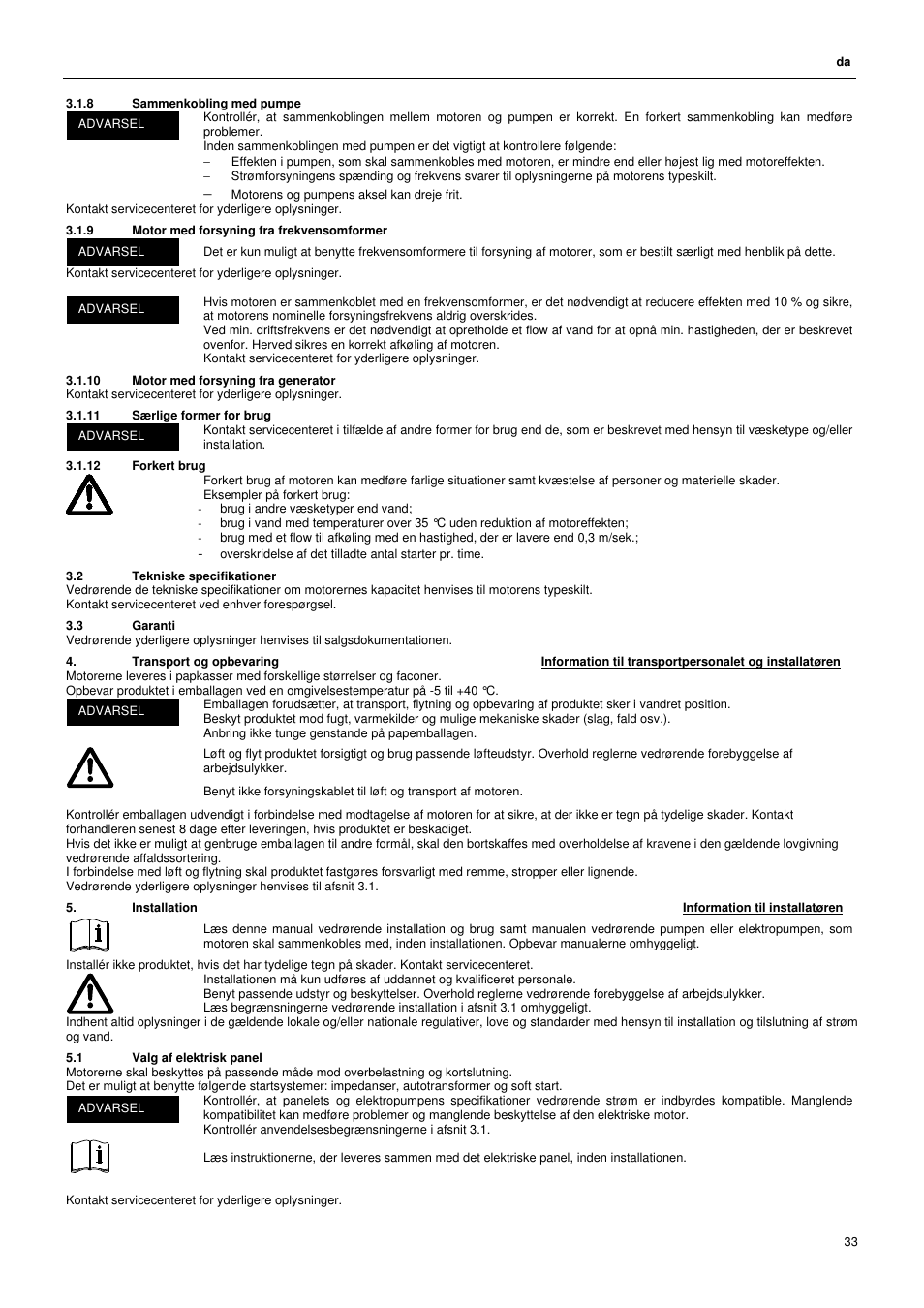 Xylem L6C User Manual | Page 33 / 56