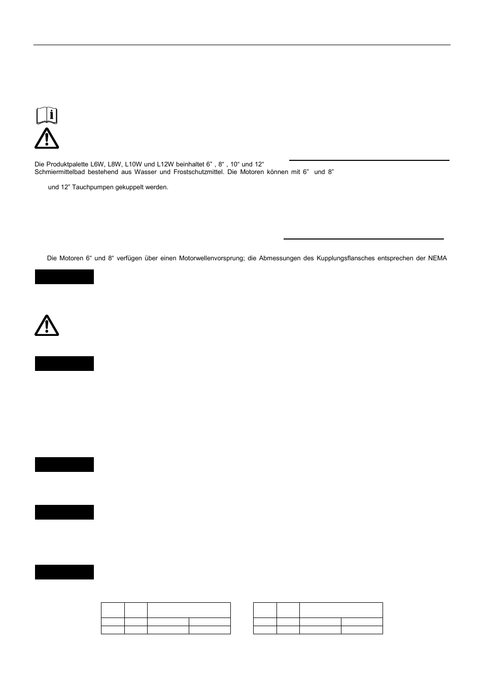 Xylem L6W L8W L10W L12W User Manual | Page 16 / 60