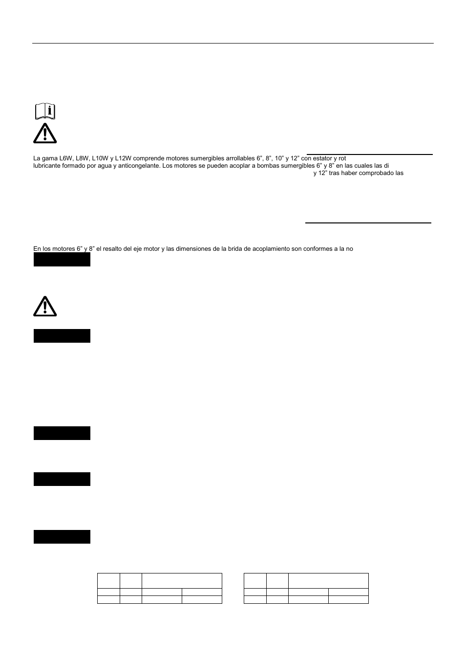 Xylem L6W L8W L10W L12W User Manual | Page 19 / 60