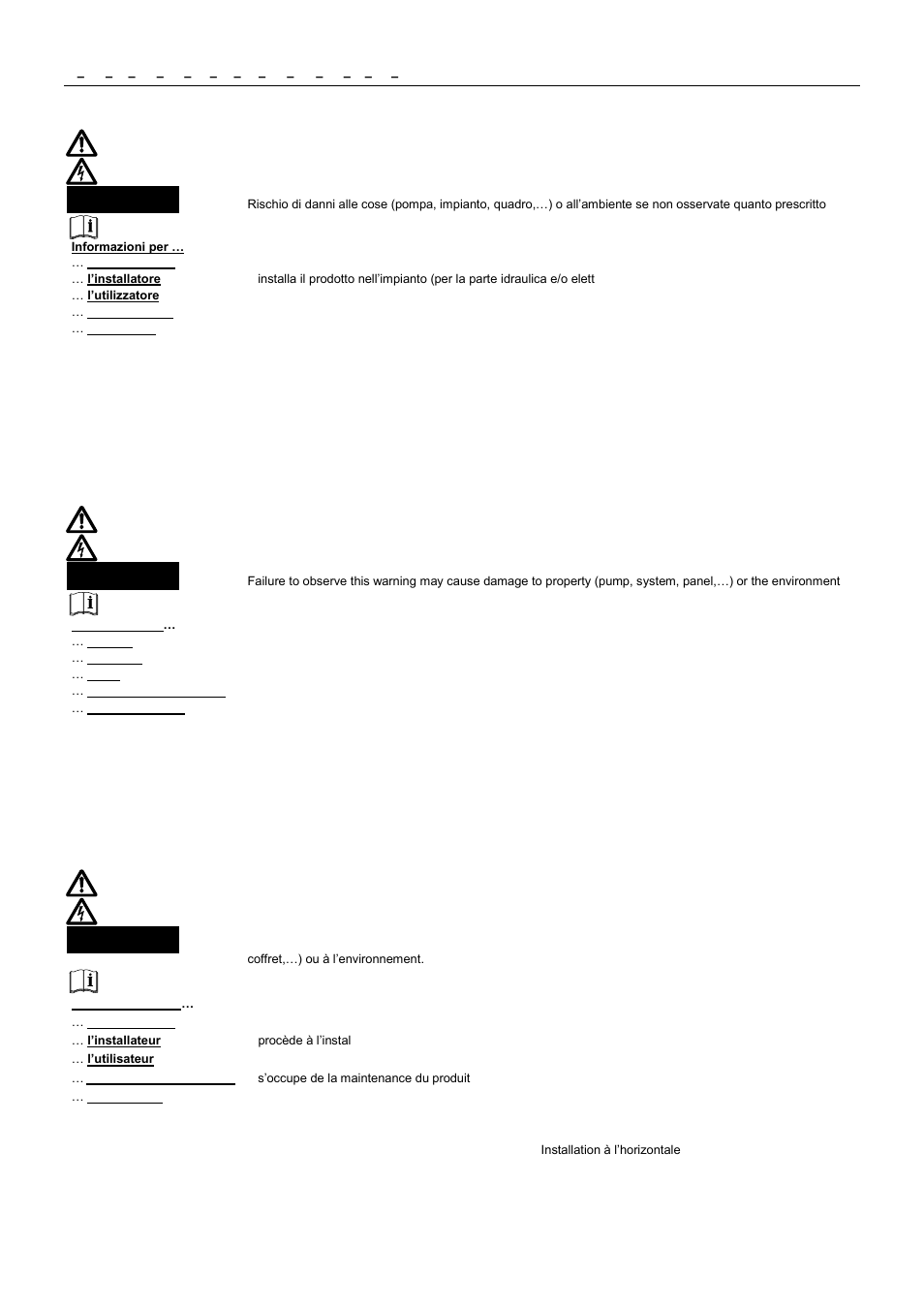 Xylem L6W L8W L10W L12W User Manual | Page 2 / 60