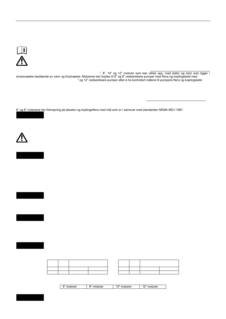 Xylem L6W L8W L10W L12W User Manual | Page 34 / 60