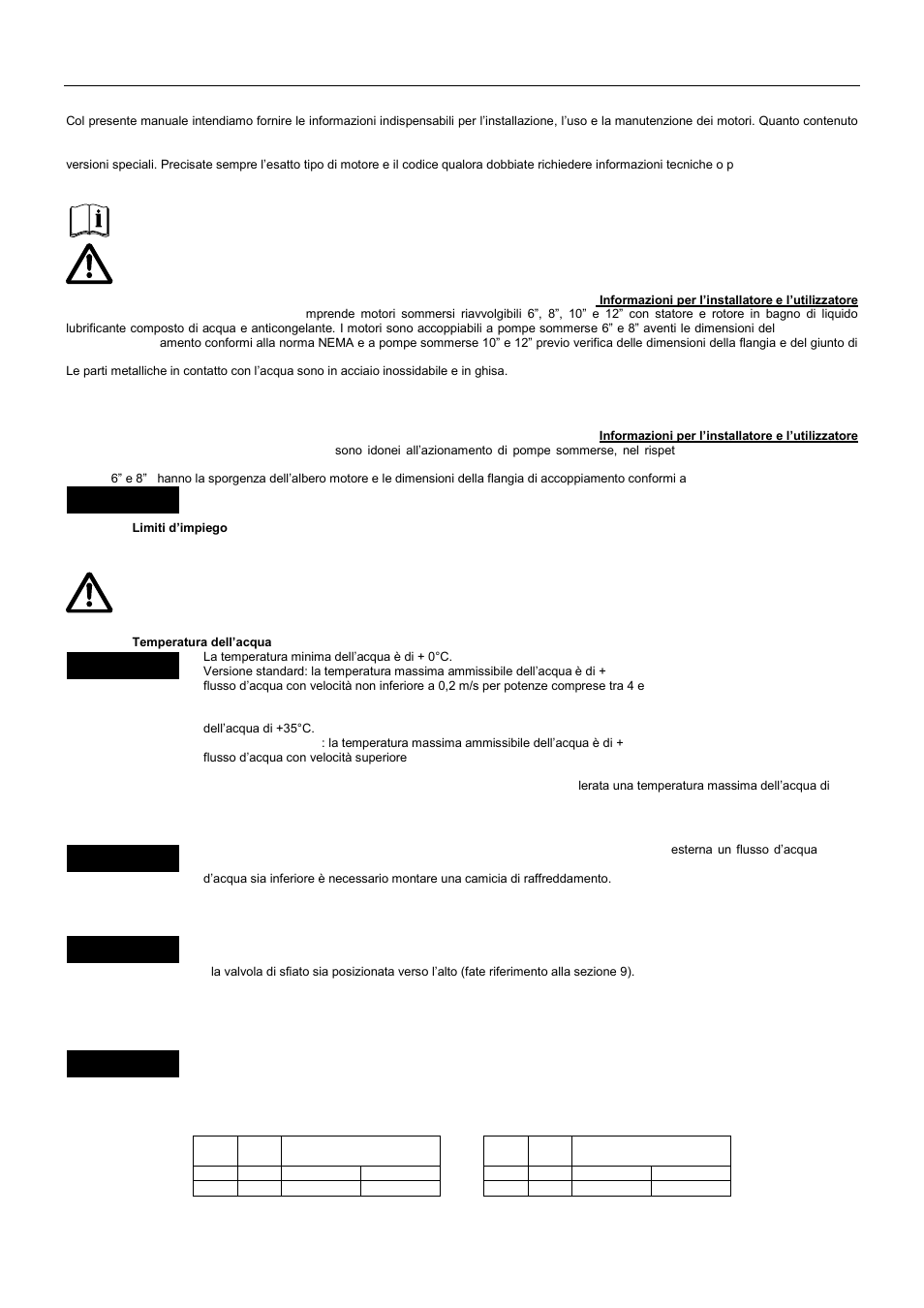 Xylem L6W L8W L10W L12W User Manual | Page 7 / 60