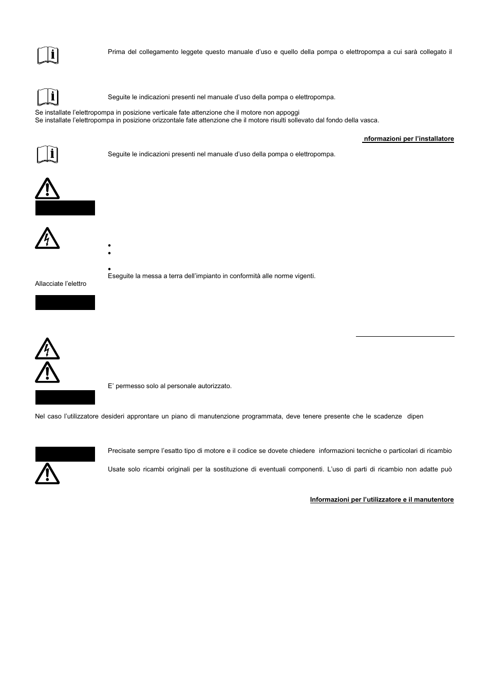 Xylem L6W L8W L10W L12W User Manual | Page 9 / 60