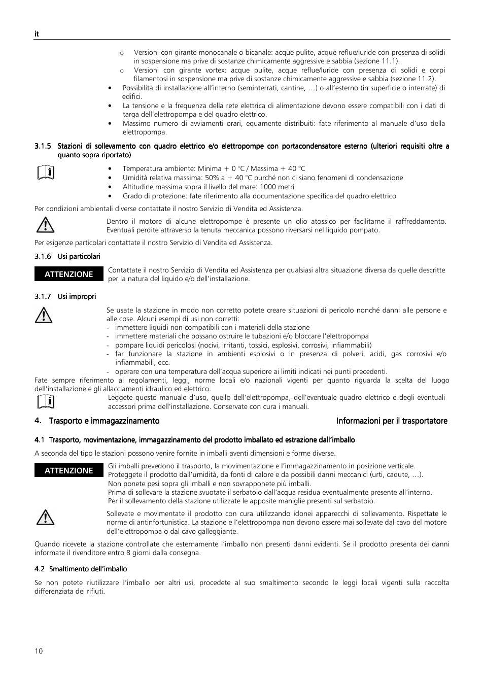 Xylem MIDIBOX SINGLEBOX PLUS DOUBLEBOX PLUS User Manual | Page 10 / 132