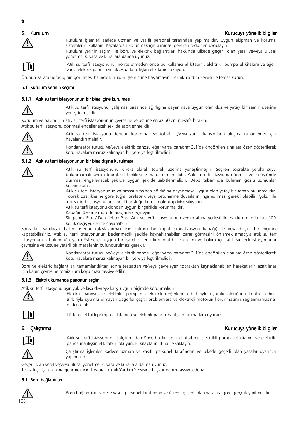 Xylem MIDIBOX SINGLEBOX PLUS DOUBLEBOX PLUS User Manual | Page 108 / 132