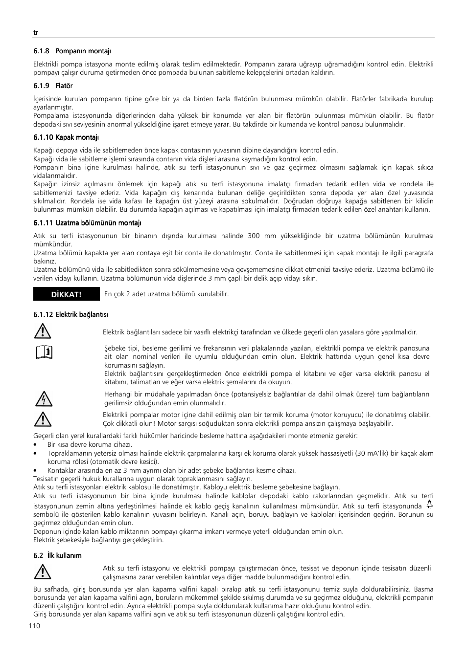 Xylem MIDIBOX SINGLEBOX PLUS DOUBLEBOX PLUS User Manual | Page 110 / 132