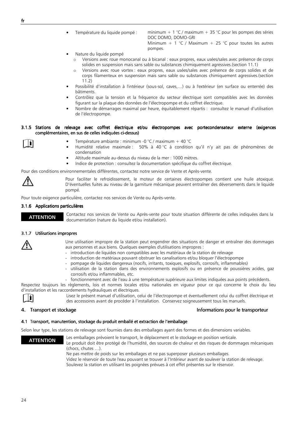 Xylem MIDIBOX SINGLEBOX PLUS DOUBLEBOX PLUS User Manual | Page 24 / 132