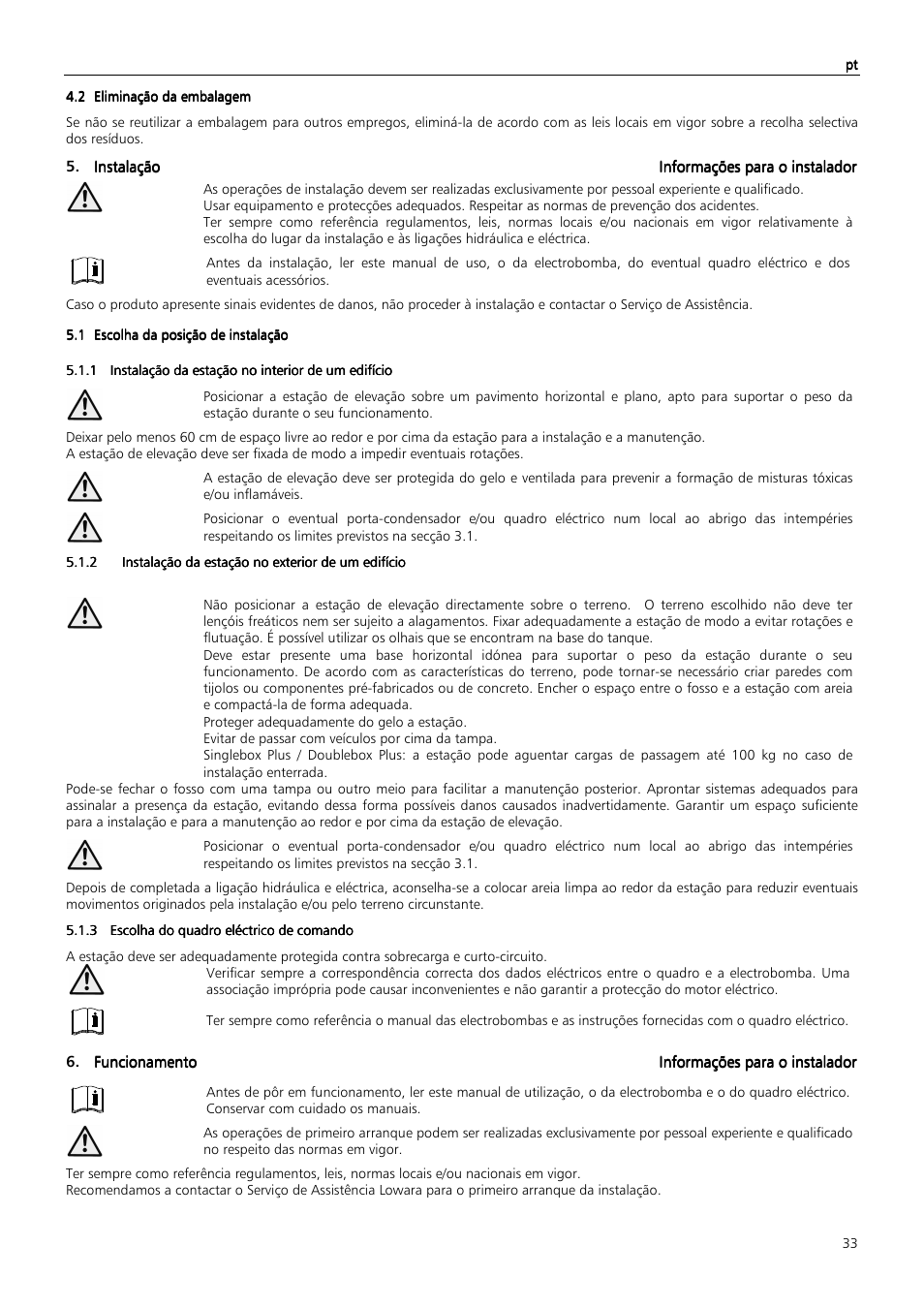 Xylem MIDIBOX SINGLEBOX PLUS DOUBLEBOX PLUS User Manual | Page 33 / 132