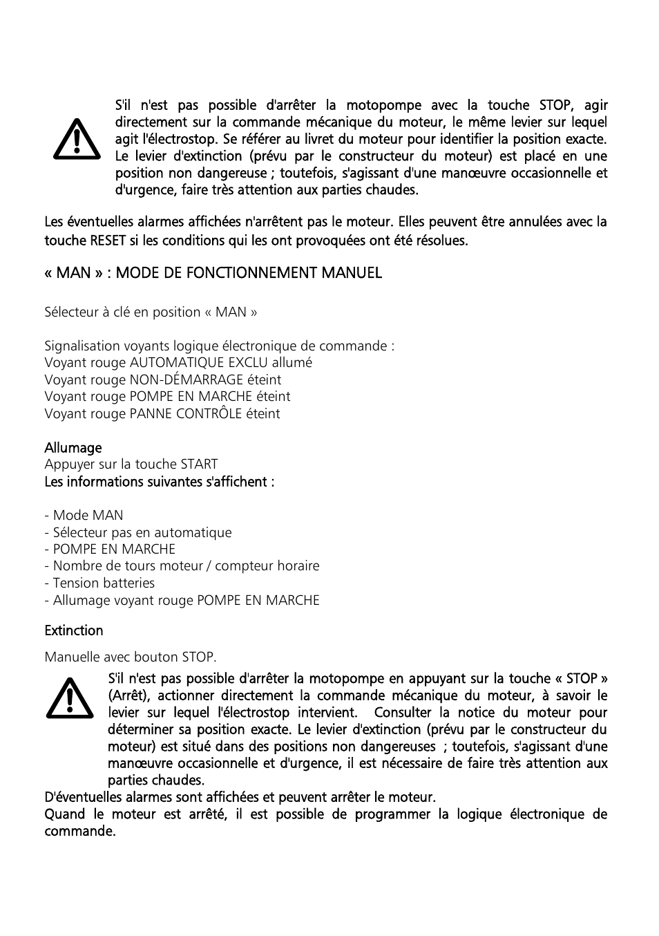 Xylem Motor pump control unit GEN Series User Manual | Page 100 / 140