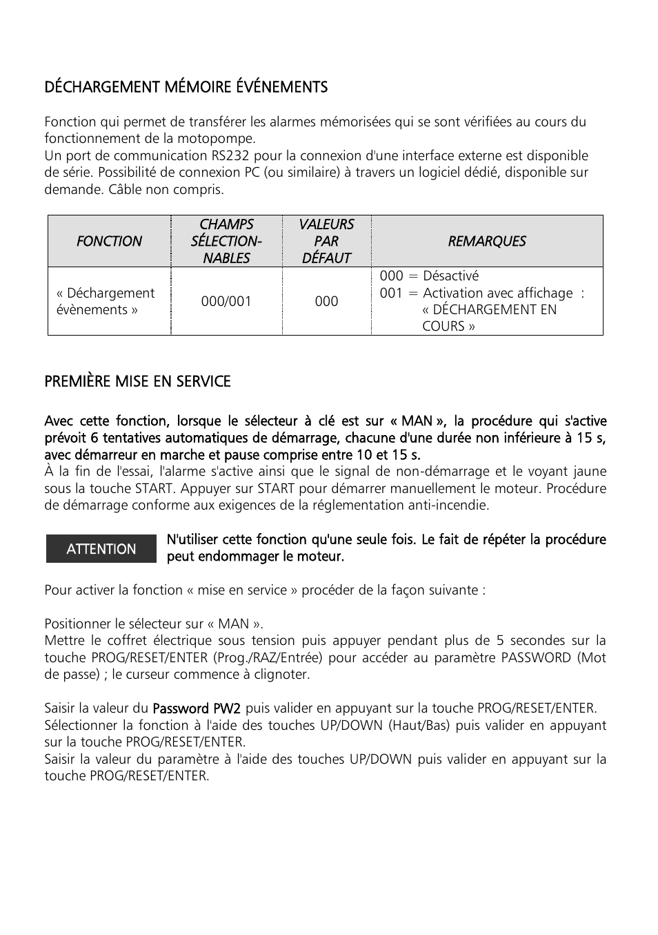 Xylem Motor pump control unit GEN Series User Manual | Page 106 / 140