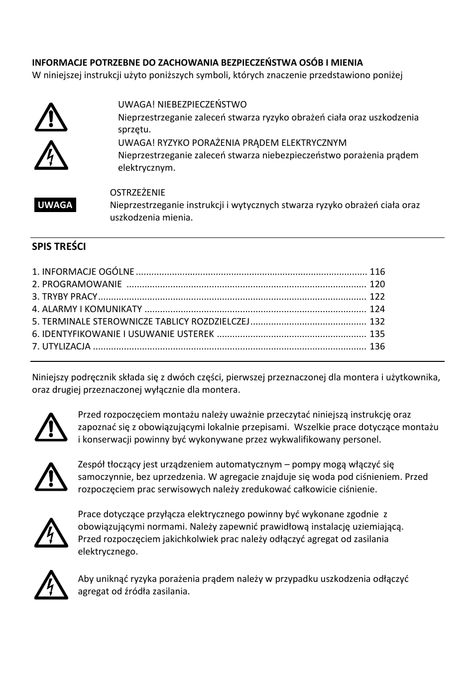 Xylem Motor pump control unit GEN Series User Manual | Page 115 / 140