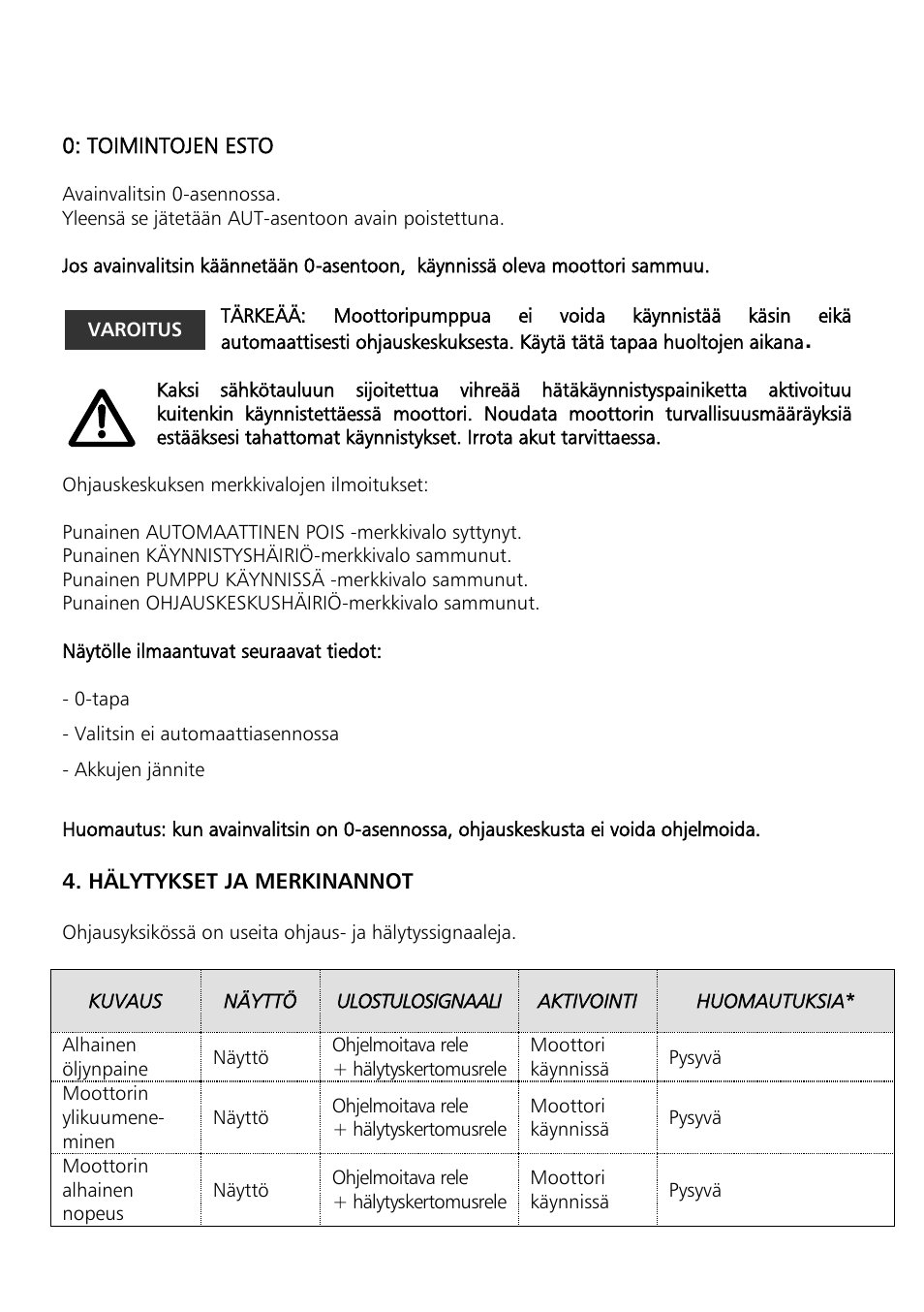 Xylem Motor pump control unit GEN Series User Manual | Page 57 / 140