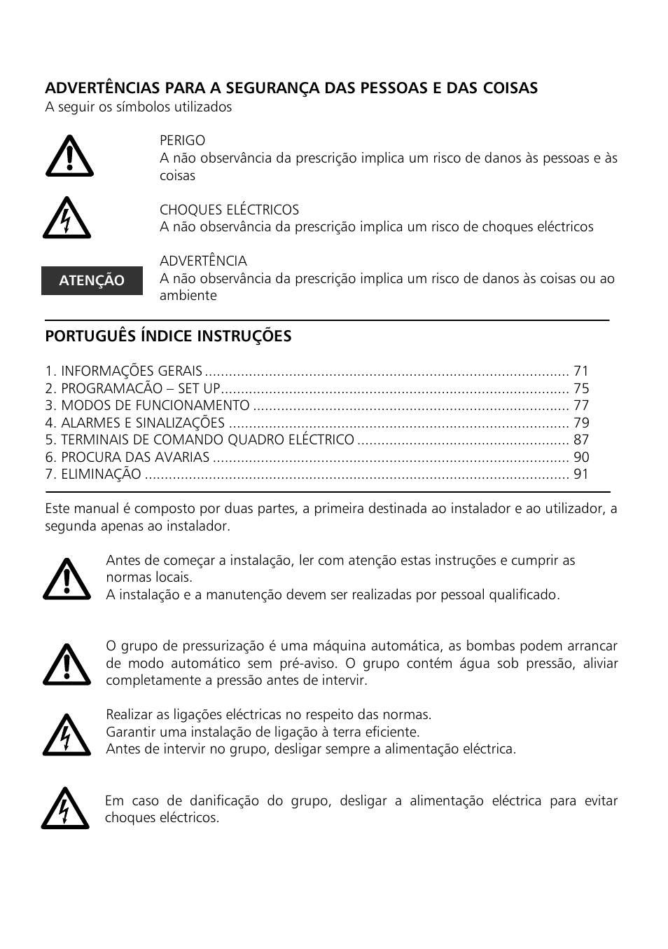 Xylem Motor pump control unit GEN Series User Manual | Page 70 / 140