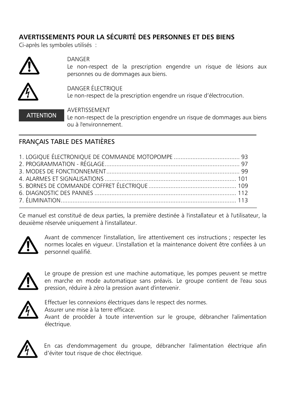 Xylem Motor pump control unit GEN Series User Manual | Page 92 / 140