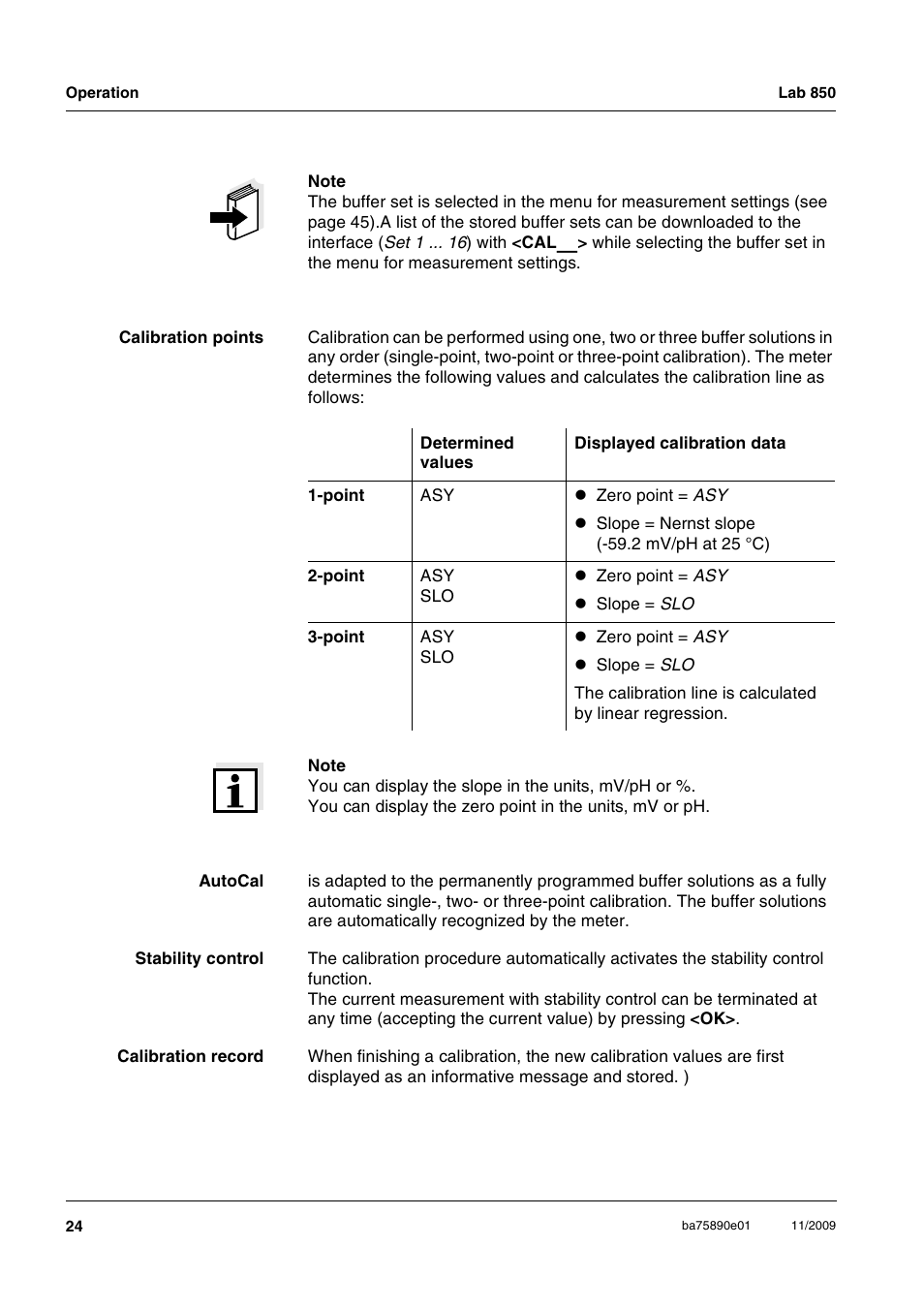 Xylem Lab 850, starting from serial number 09470315 User Manual | Page 24 / 73