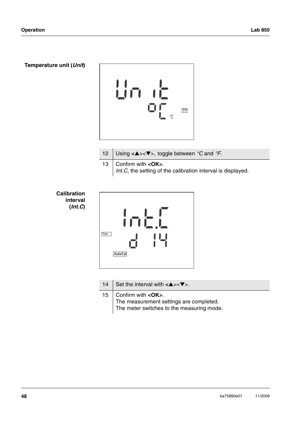 Ti n u, Ct n i, 41 d | Xylem Lab 850, starting from serial number 09470315 User Manual | Page 48 / 73