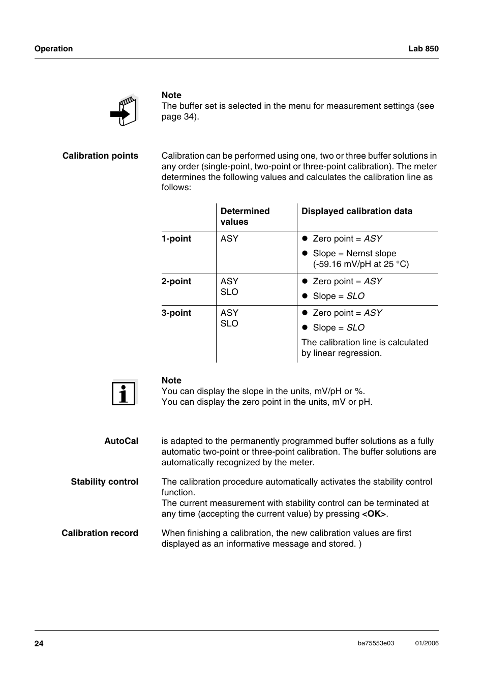 Xylem Lab 850, up to serial number 09470314 User Manual | Page 24 / 61