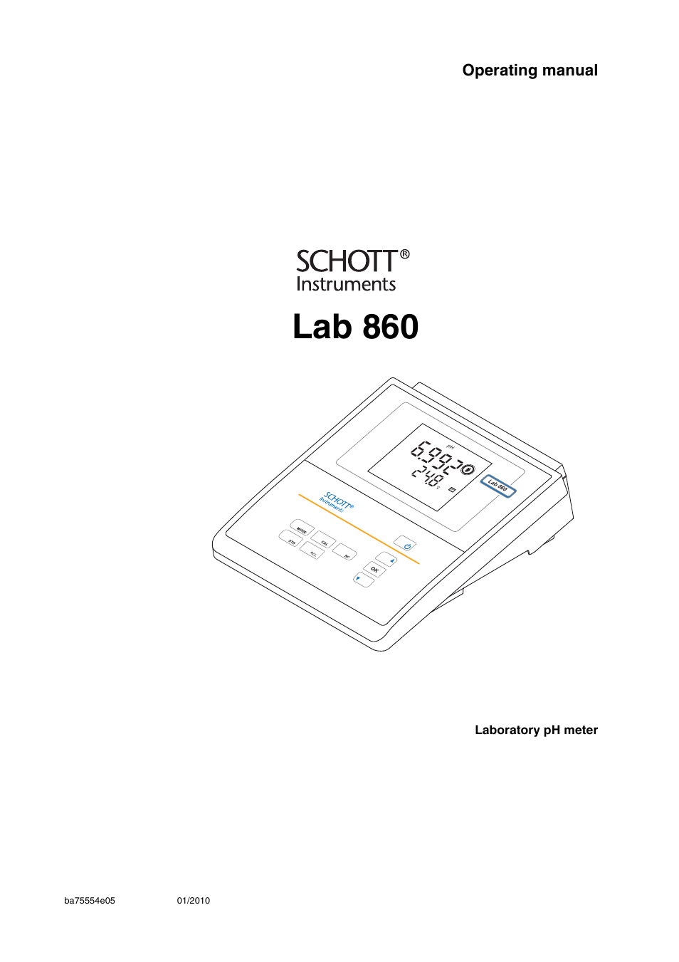 Xylem Lab 860 User Manual | 74 pages