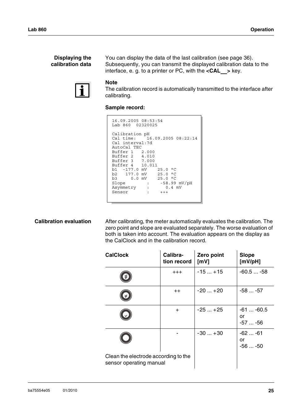 Xylem Lab 860 User Manual | Page 25 / 74
