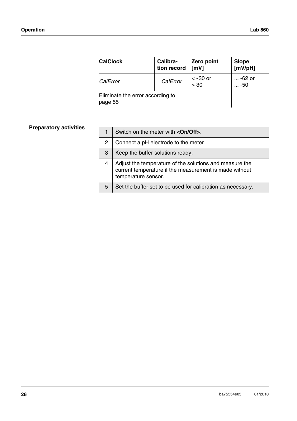 Xylem Lab 860 User Manual | Page 26 / 74