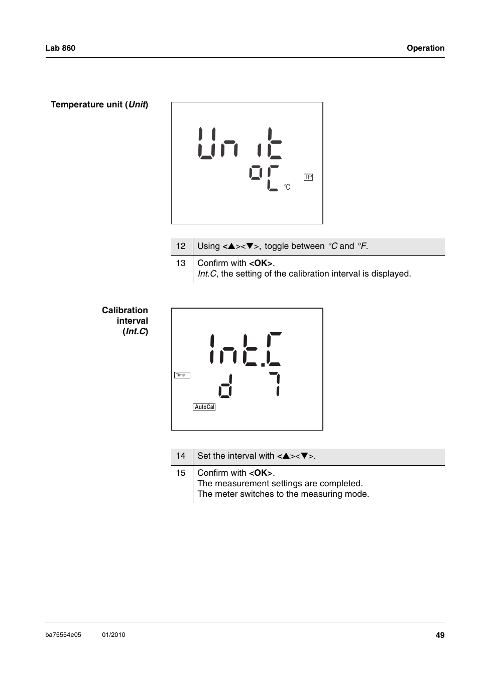 Ti n u, Ct n i | Xylem Lab 860 User Manual | Page 49 / 74