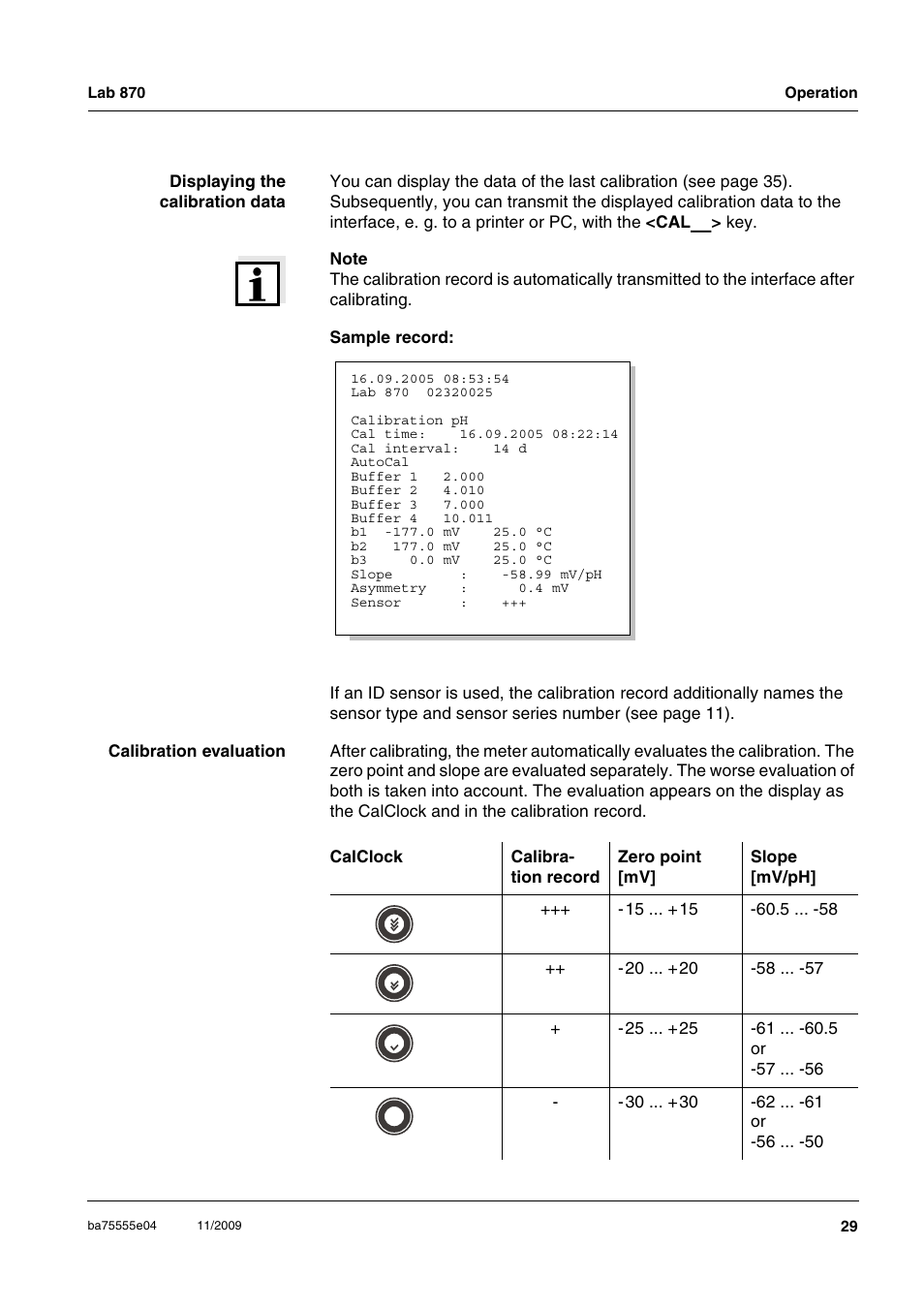 Xylem Lab 870 User Manual | Page 29 / 71