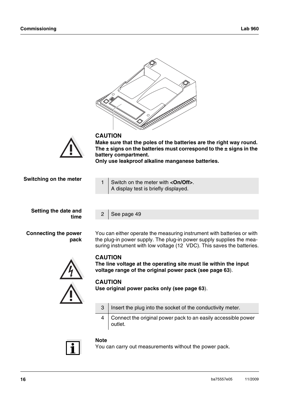 Xylem Lab 960 User Manual | Page 16 / 77