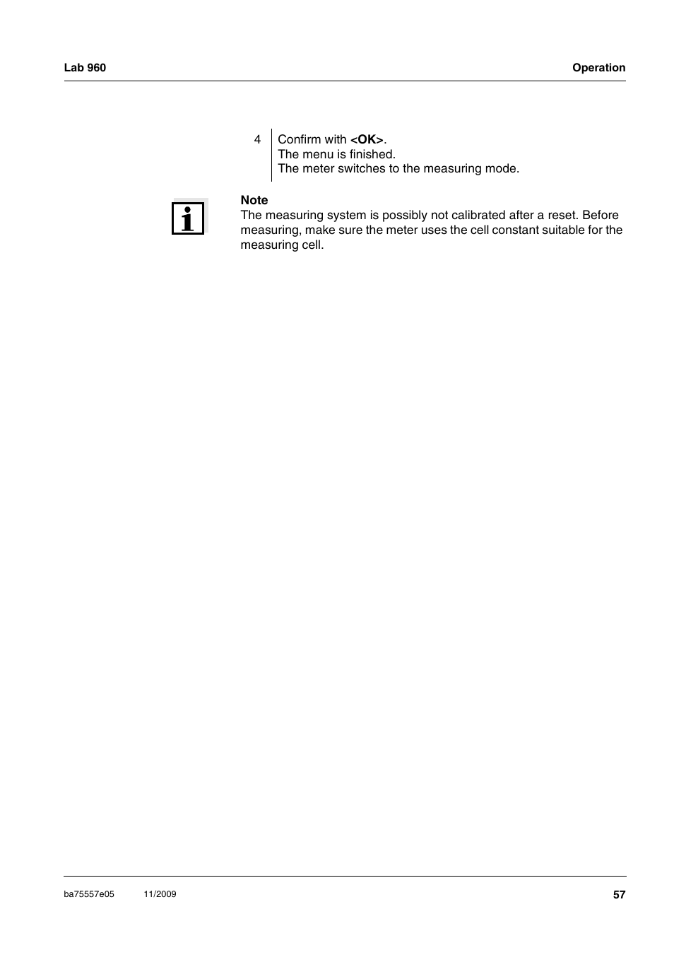 Xylem Lab 960 User Manual | Page 57 / 77