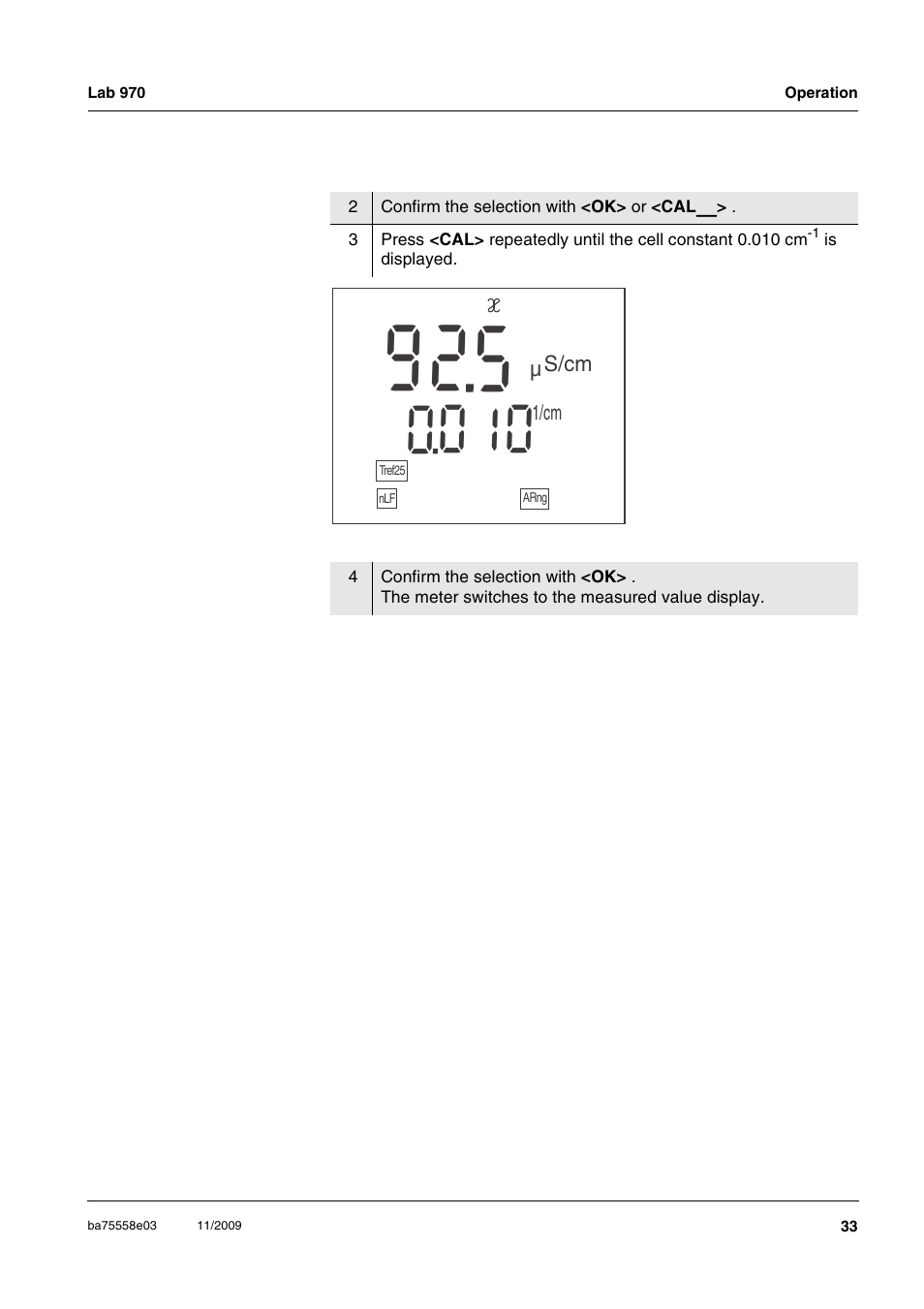 Xylem Lab 970 User Manual | Page 33 / 71