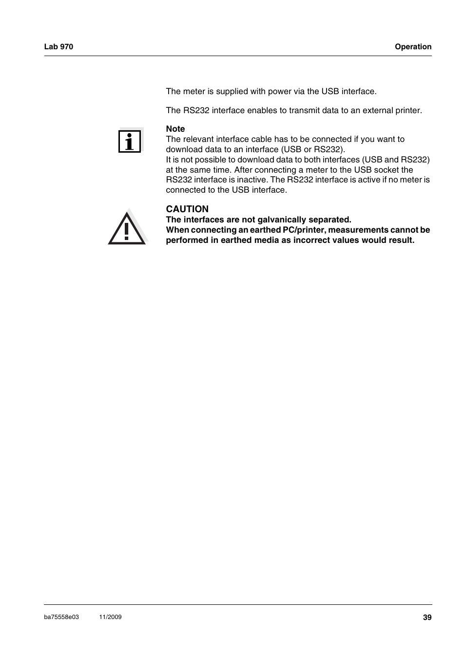 Xylem Lab 970 User Manual | Page 39 / 71