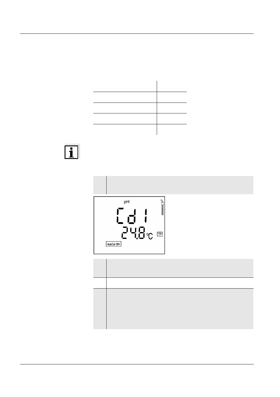 3 autocal din | Xylem CG 843P User Manual | Page 34 / 72