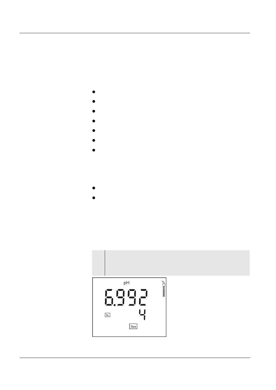 4 storing, 1 manual storage | Xylem CG 843P User Manual | Page 40 / 72