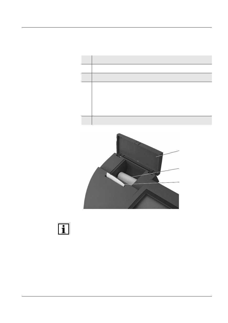 2 replacing the roll of printer paper | Xylem CG 843P User Manual | Page 61 / 72