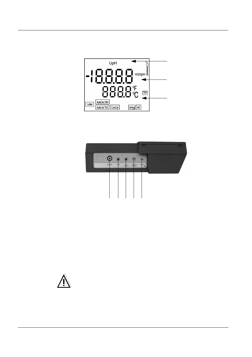 2 display, 3 sockets | Xylem CG 843P User Manual | Page 8 / 72