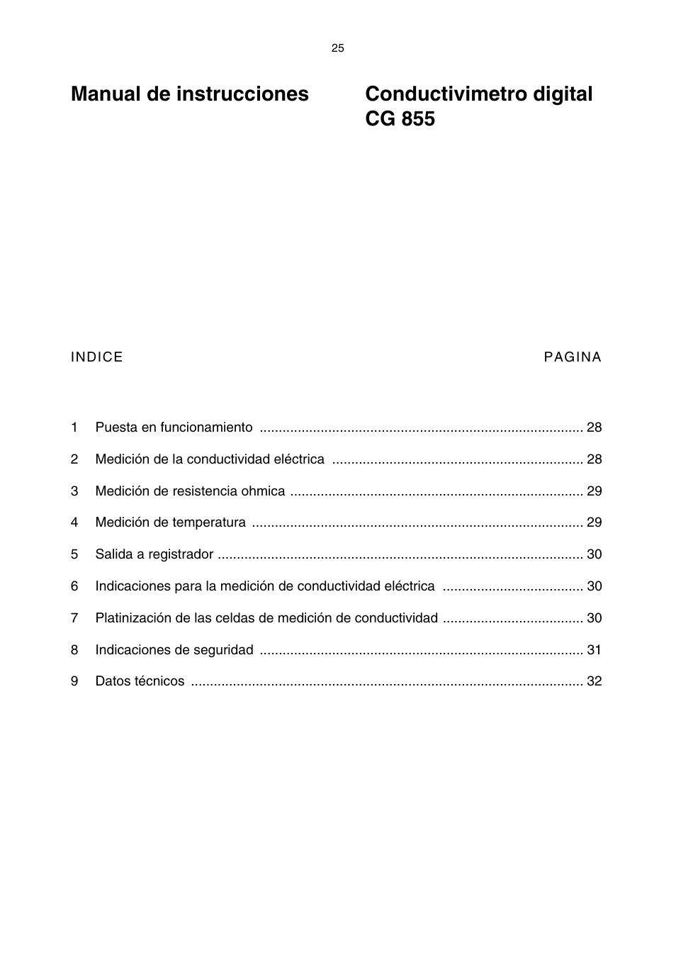 Xylem CG 855 User Manual | Page 3 / 11