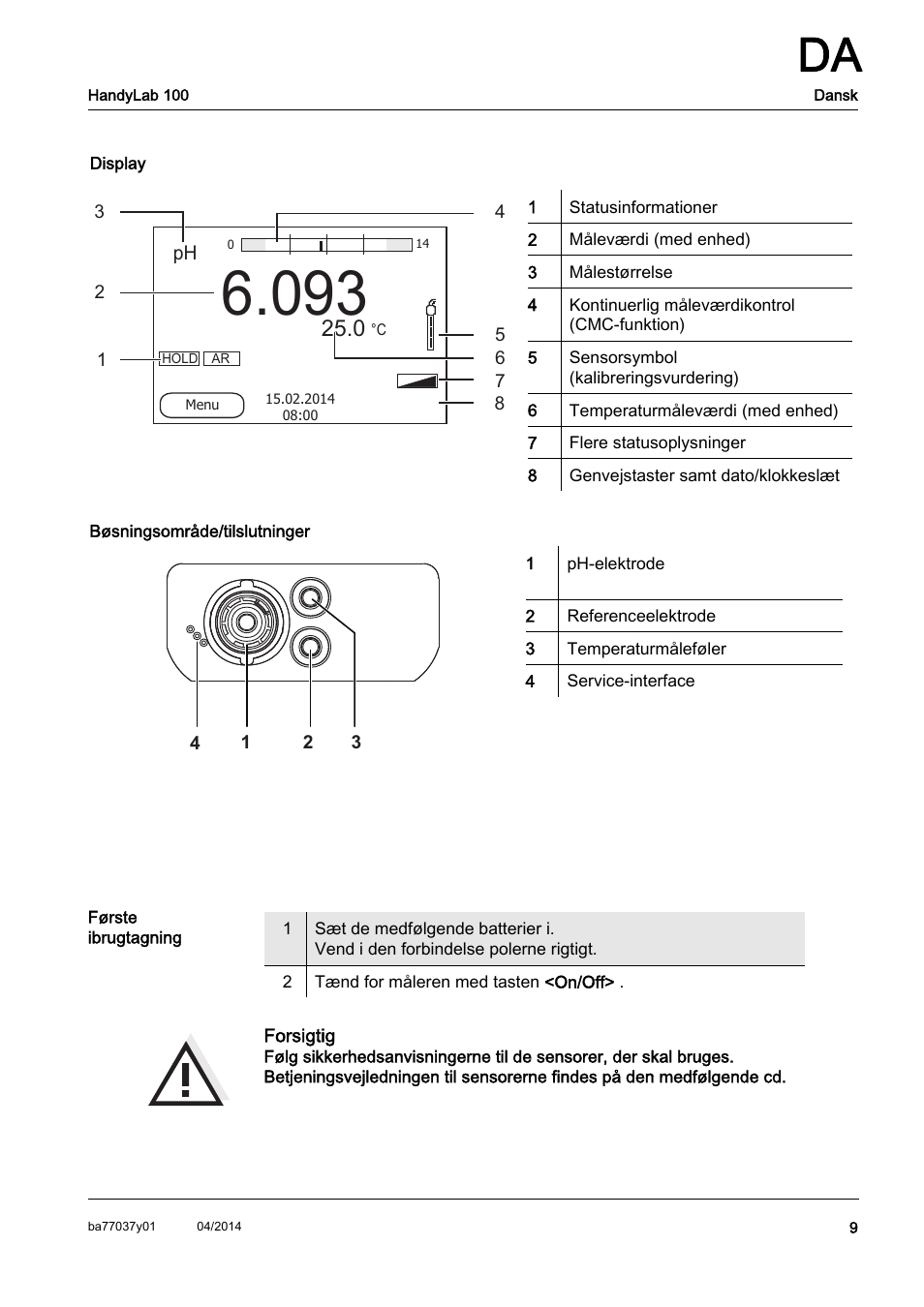 Xylem HandyLab 100 QuickStart User Manual | Page 11 / 50