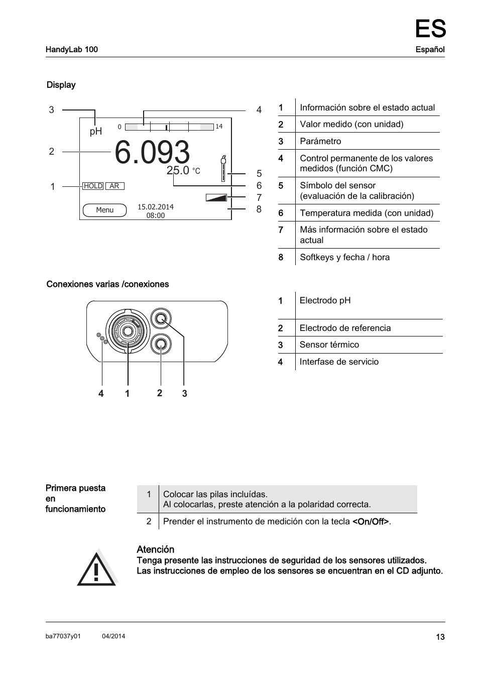 Xylem HandyLab 100 QuickStart User Manual | Page 15 / 50