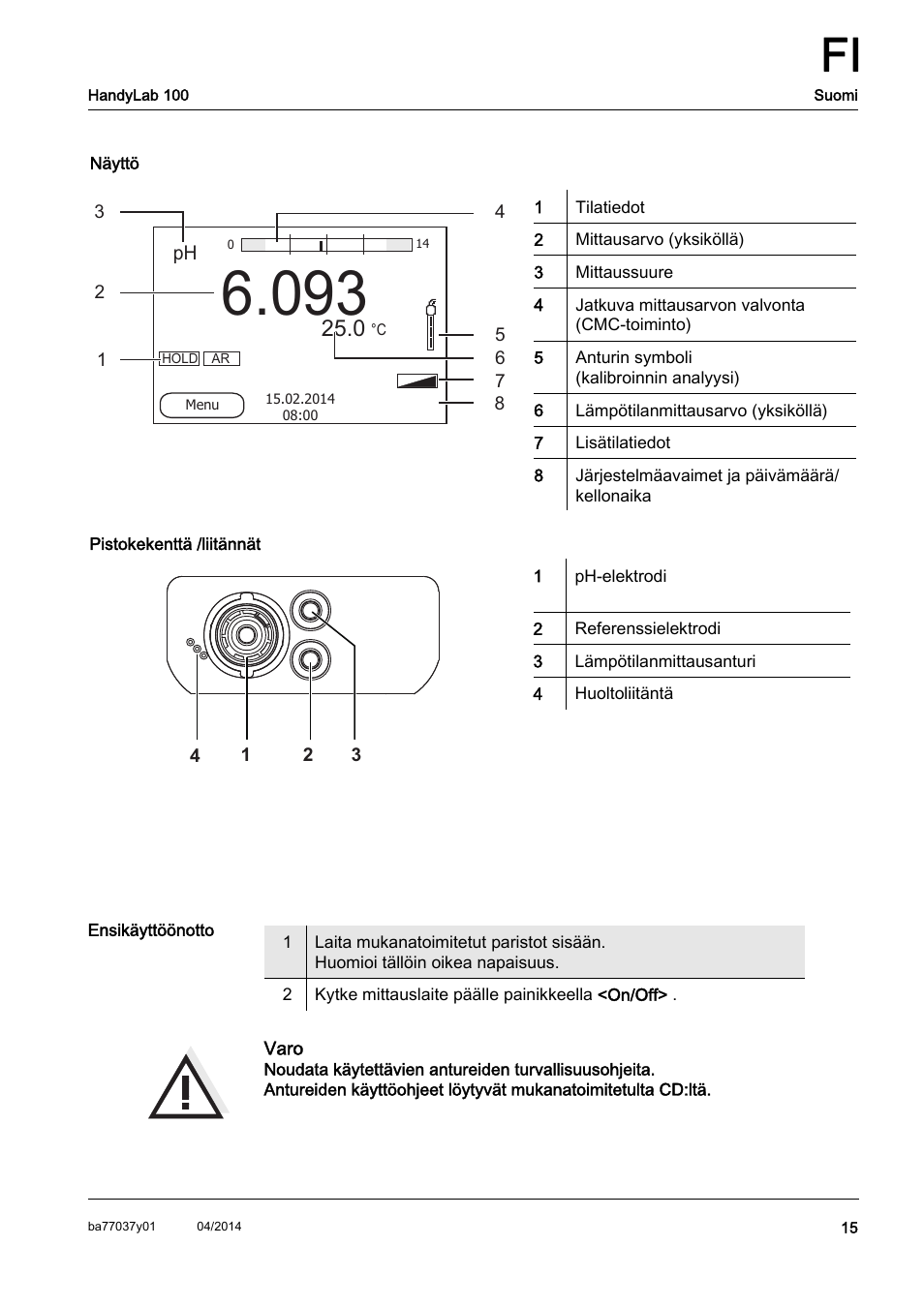 Xylem HandyLab 100 QuickStart User Manual | Page 17 / 50