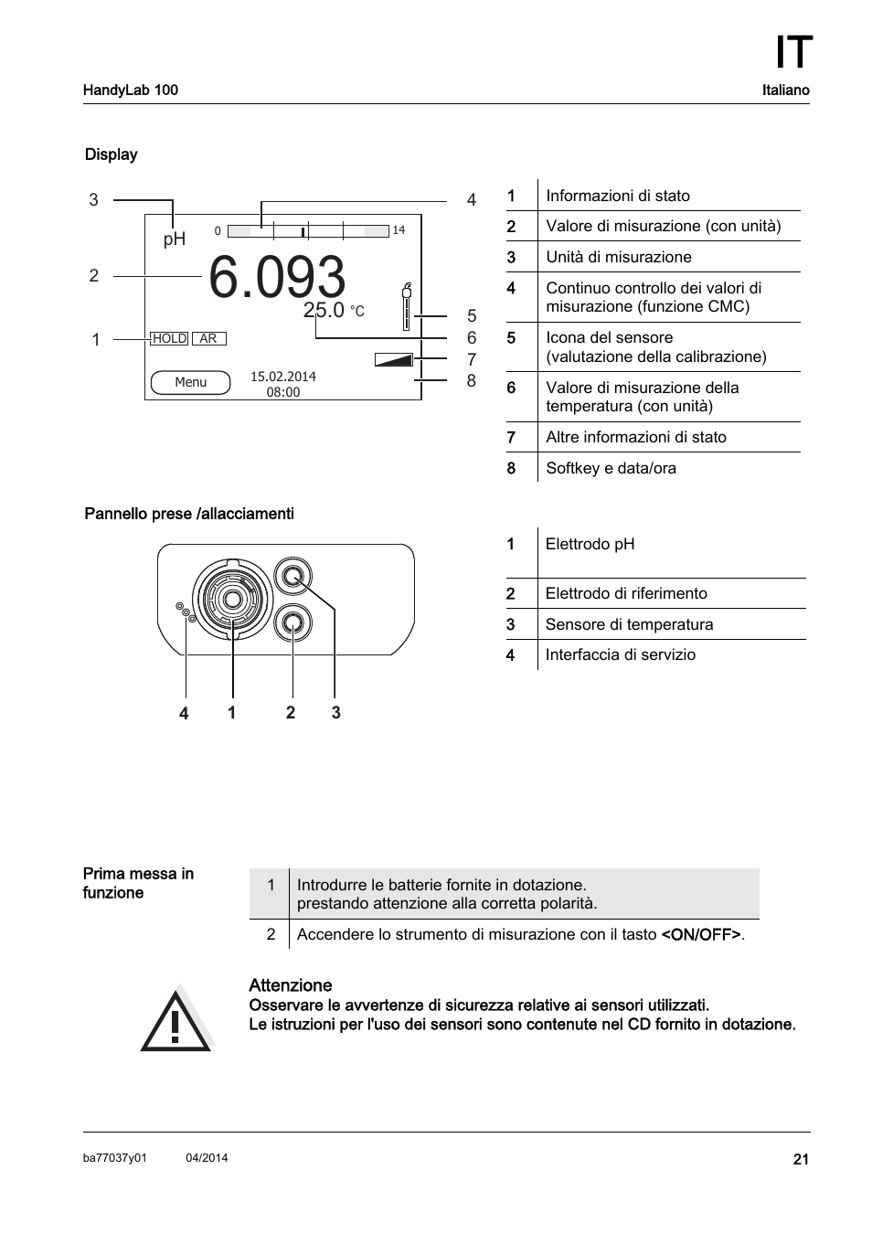 Xylem HandyLab 100 QuickStart User Manual | Page 23 / 50