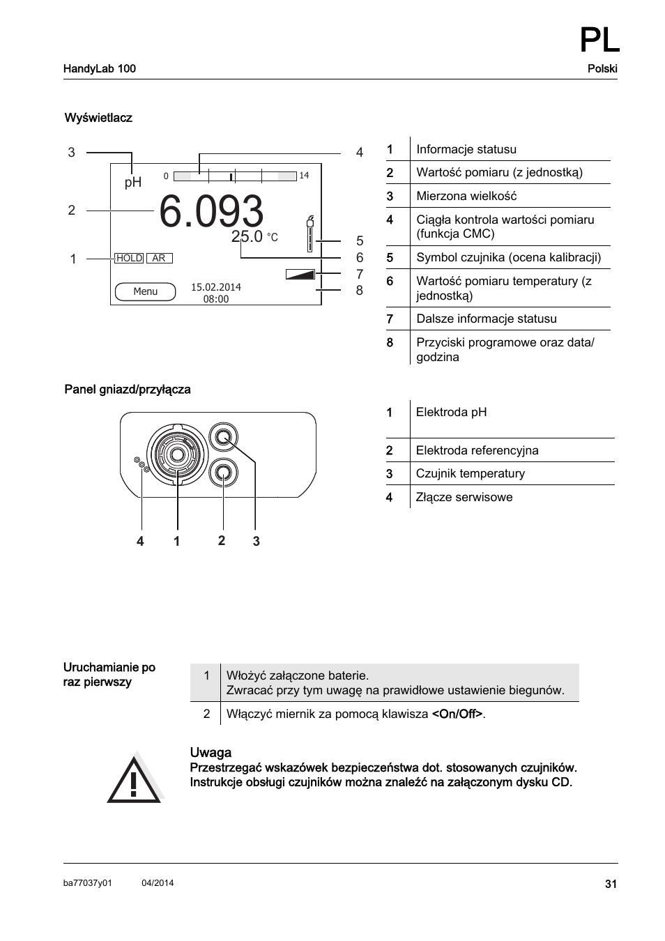 Xylem HandyLab 100 QuickStart User Manual | Page 33 / 50