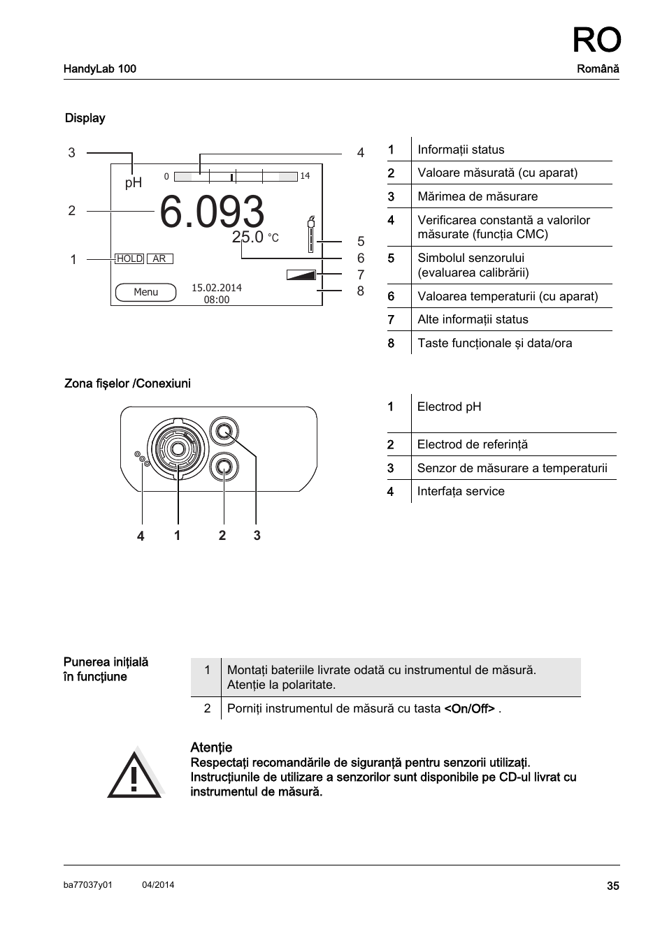 Xylem HandyLab 100 QuickStart User Manual | Page 37 / 50