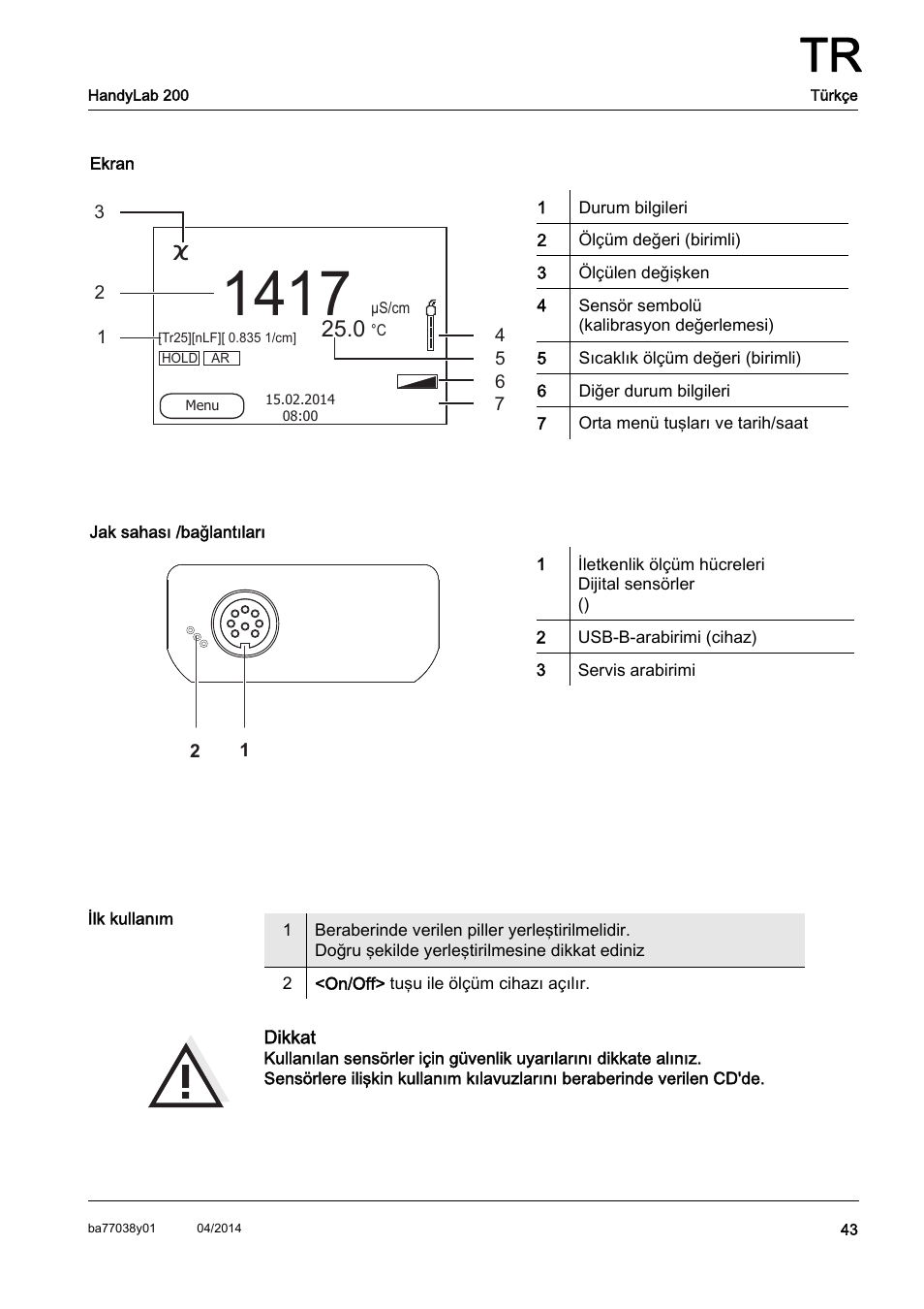 Xylem HandyLab 200 QuickStart User Manual | Page 45 / 50
