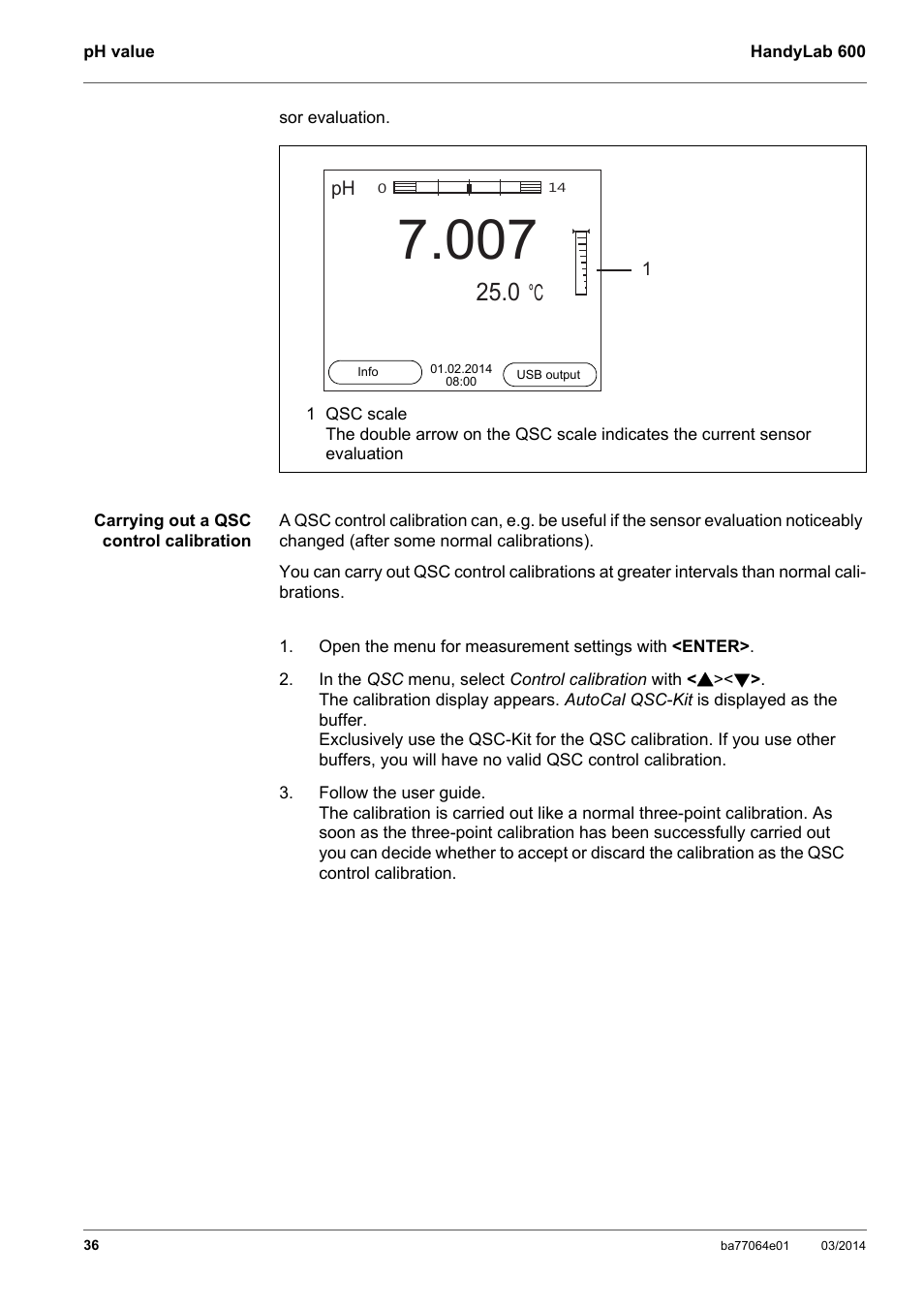 Xylem HandyLab 600 User Manual | Page 36 / 72