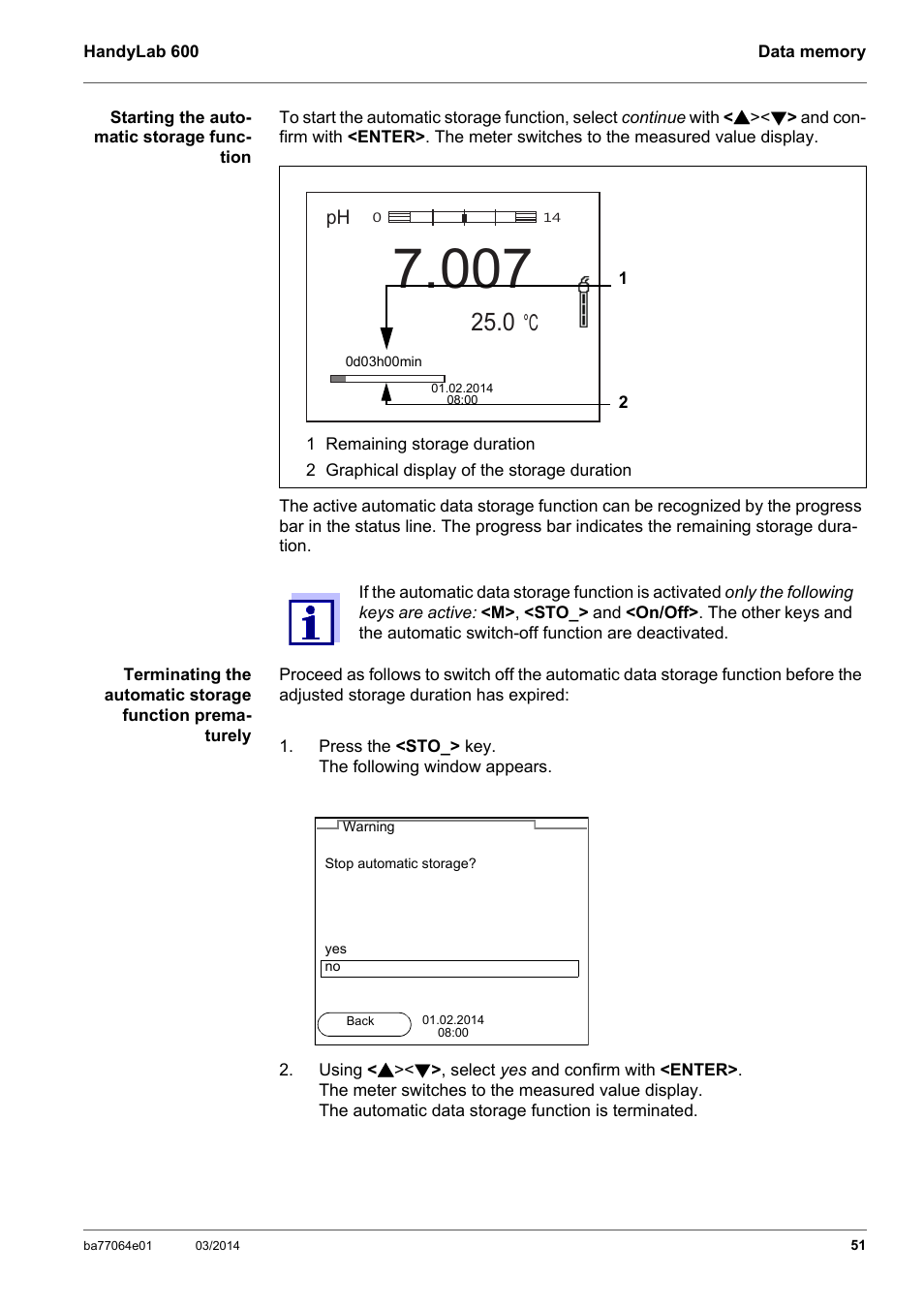 Xylem HandyLab 600 User Manual | Page 51 / 72