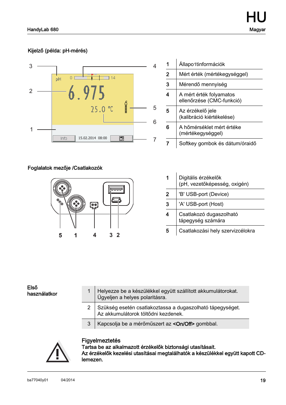 Xylem HandyLab 680 QuickStart User Manual | Page 21 / 50