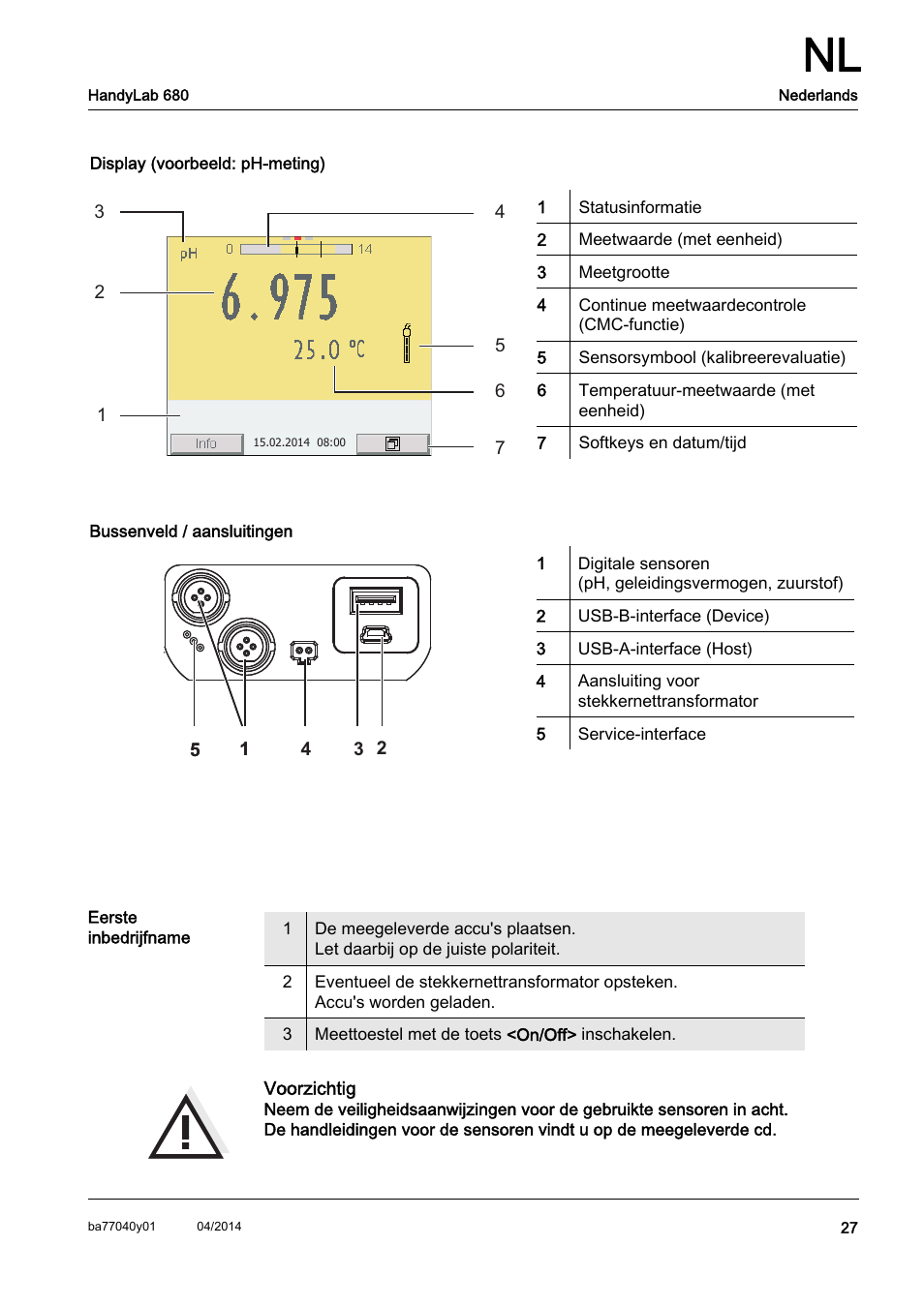 Xylem HandyLab 680 QuickStart User Manual | Page 29 / 50
