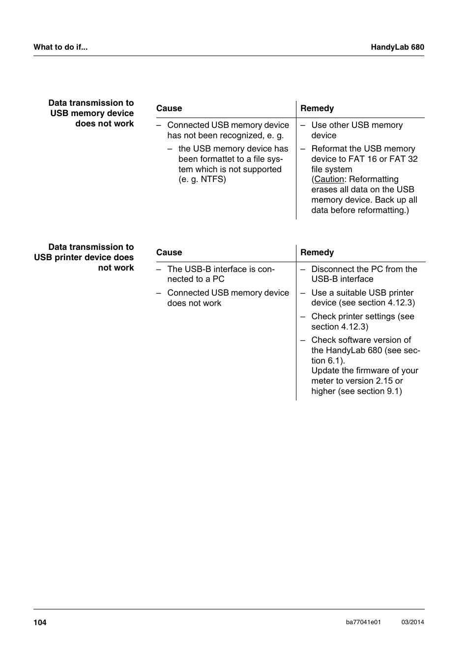 Xylem HandyLab 680 User Manual | Page 104 / 120