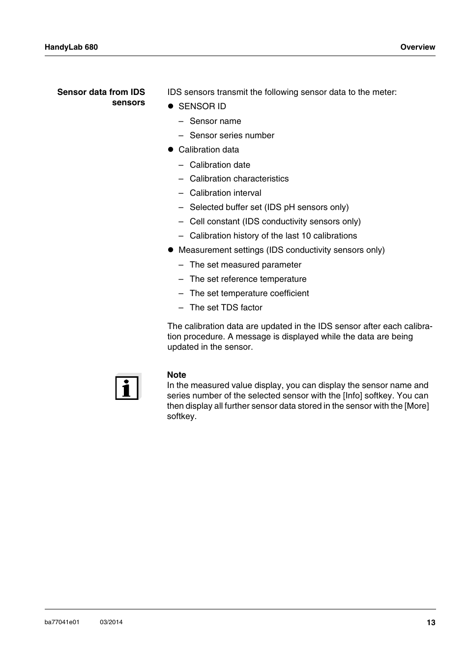 Xylem HandyLab 680 User Manual | Page 13 / 120