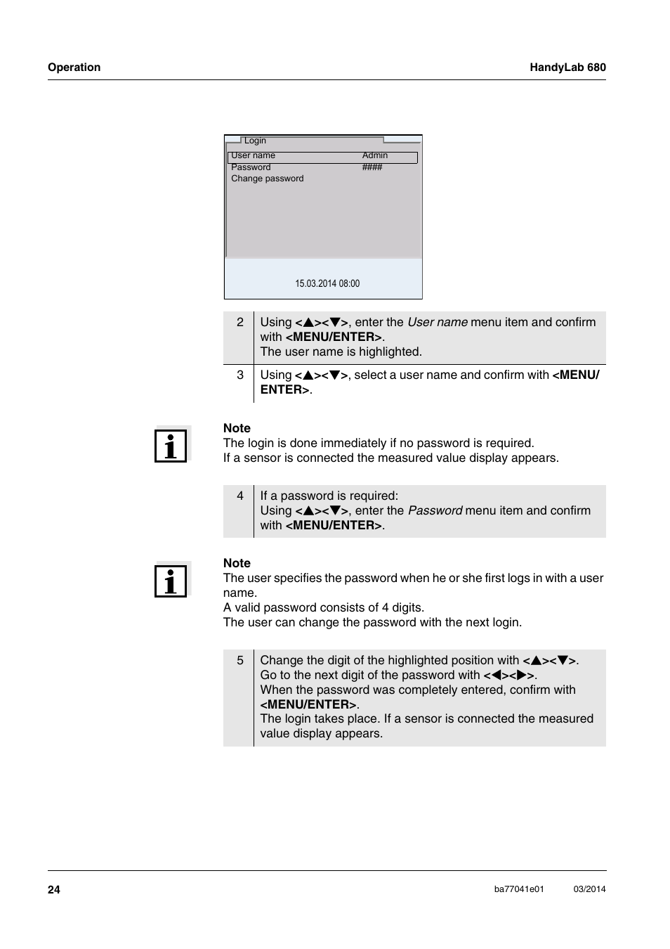 Xylem HandyLab 680 User Manual | Page 24 / 120